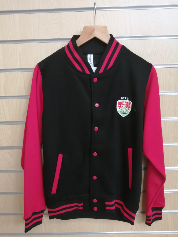 Baseball Jacket Black & Red Small