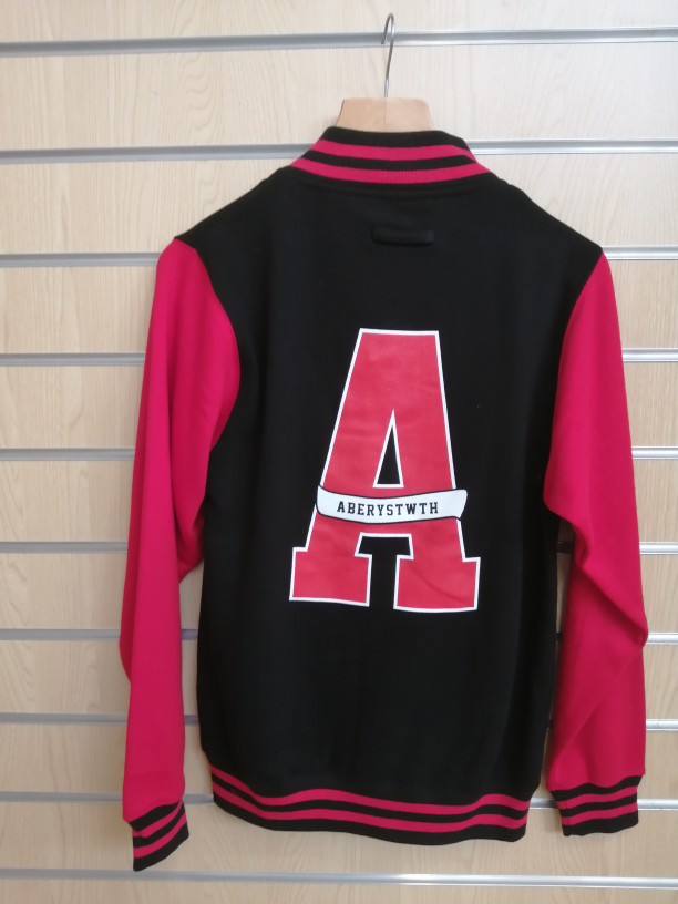 Baseball Jacket Black & Red Large
