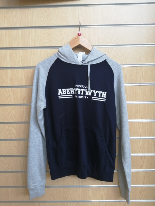 B/ball Hoody Navy & Grey Large